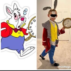 White Rabbit Kids Costume